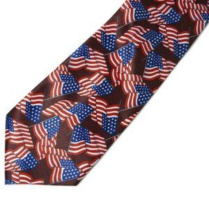Kissa stars and stripes patriotic necktie